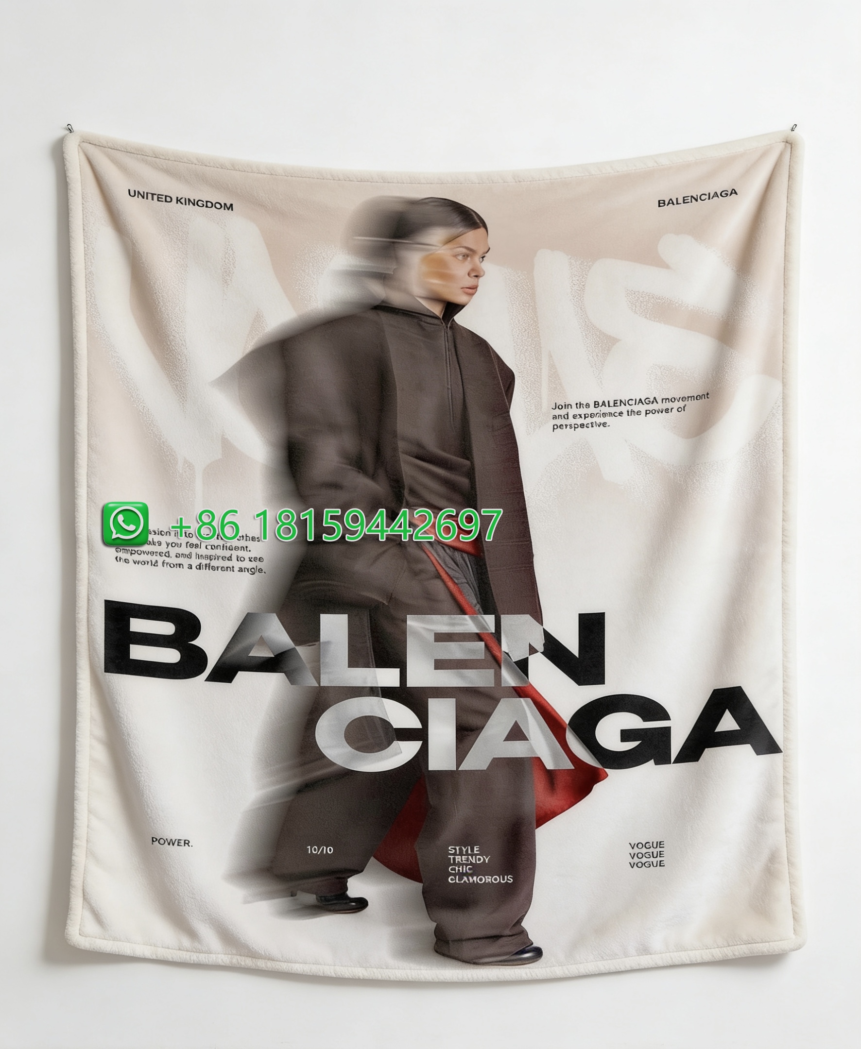 Balenciaga Throw Blankets